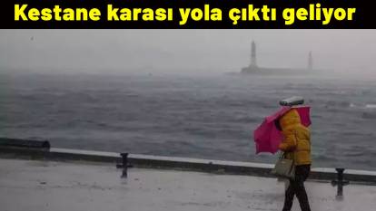 Kestane karası yola çıktı geliyor: Sıcaklıklar düşecek, sağanak kapıda!