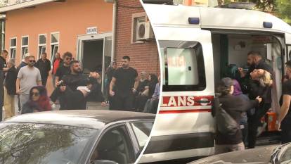 Güllü’nün cenazesinde gözyaşları! Kızı ve oğlu gasilhane önünde fenalaştı