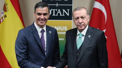 Cumhurbaşkanı Erdoğan İspanya Başbakanı Sanchez ile görüştü!