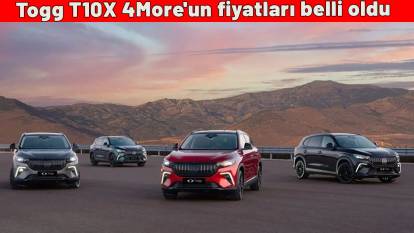 Togg T10X 4More'un fiyatları belli oldu: 5 farklı renk seçeneğiyle satışa sunuldu!