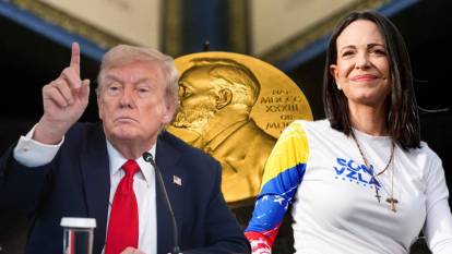 Nobel Barış Ödülü'nün sahibi Maria Corina Machado ödülü Trump'a ithaf etti!