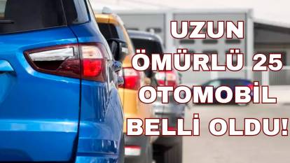 Sanayi yüzü görmeyen otomobiller belli oldu: İşte en uzun ömürlü 25 otomobil