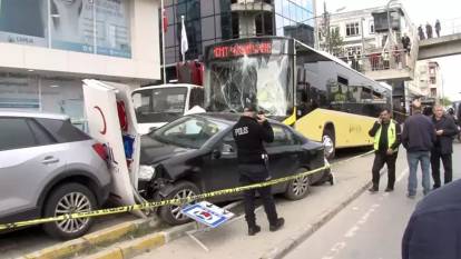 İETT otobüsünün çarptığı iki çocuk annesi Deniz Şengül son yolculuğuna uğurlandı