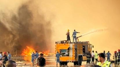 Dakka'daki havalimanında büyük yangın: Uçuşların tamamı durduruldu!