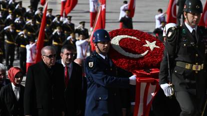 Cumhurbaşkanı Erdoğan Anıtkabir'de!