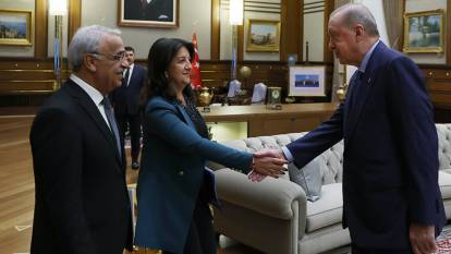 Cumhurbaşkanı Erdoğan, DEM Parti heyetini kabul etti!