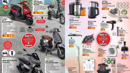 A101 6 Kasım aktüel kataloğu yayımlandı! TV’den motosiklete, halı yıkama makinesinden çay makinesine kadar indirim yağmuru!