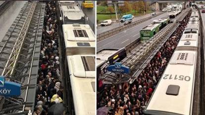Metrobüs hattında arıza çilesi: Seferler aksadı, yolcular yolda kaldı
