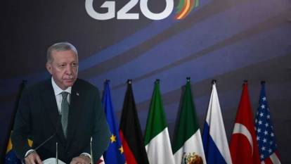 Cumhurbaşkanı Erdoğan G-20'deki oturuma katıldı