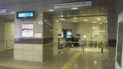 Taksim’de metro ve füniküler hattı geçici olarak kapatılıyor