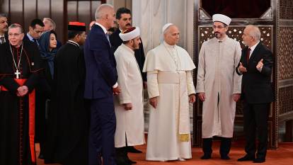 Papa 14. Leo, Sultanahmet Camii'ni ziyaret etti