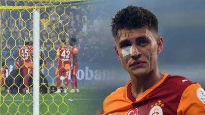 Derbide çirkin olay: Sahaya çakmak fırlatıldı, Kazımcan Karataş yaralandı! O taraftar gözaltında