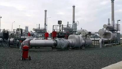 Doğalgaz tesisinde yangın çıktı!