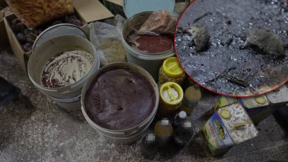 Kilis'te mide bulandıran hijyen skandalı: Merdiven altı üretimde ölü fareler bulundu