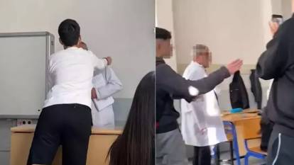 Öğrencilerin öğretmenlerine saygısızca davrandığı görüntüler infial yaratmıştı! Polis o öğrenciler hakkında inceleme başlattı