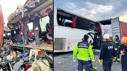 Osmaniye'de korkunç kaza! Yolcu otobüsü TIR'a çarptı: 6 ölü 11 yaralı