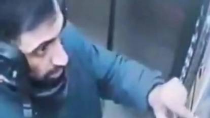 Asansördeki Atatürk portesine tükürüp çöpe atmıştı! O kurye yakalandı