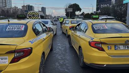 Taksicilerden korsan taşımacılığa dev protesto: Adalet gereğini yapmalı