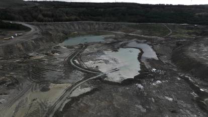 Rehabilitasyon sonrası Mavi Göl adeta yok oldu!