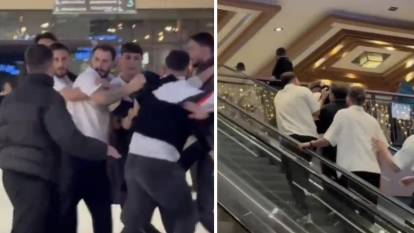 Maltepe'de AVM'de kavga: Müşteri ile garson birbirine girdi